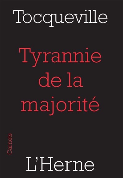 Front cover_Tyrannie de la majorité
