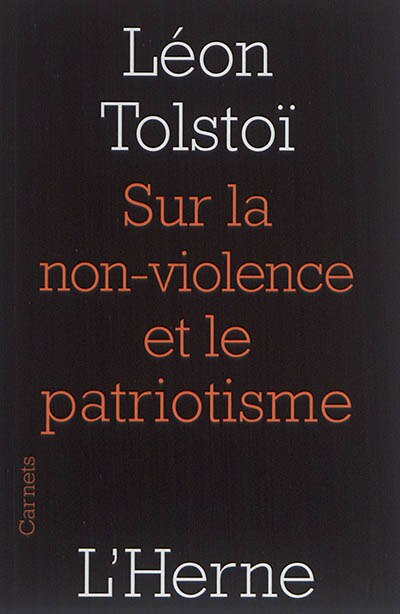 Couverture_Sur la non-violence et le patriotisme