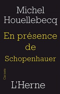 Front cover_En présence de Schopenhauer