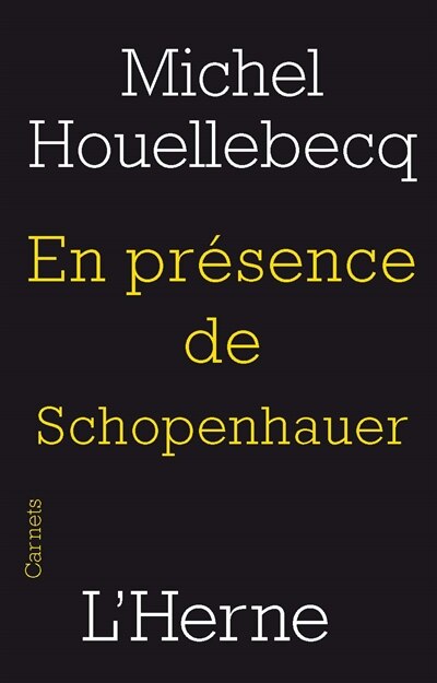 Front cover_En présence de Schopenhauer