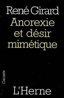 Front cover_Anorexie et désir mimétique