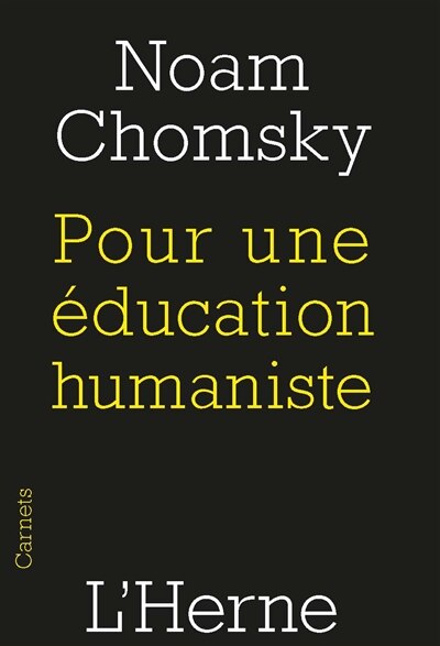 Front cover_Pour une éducation humaniste
