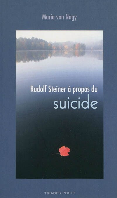 Front cover_Rudolf Steiner à propos du suicide