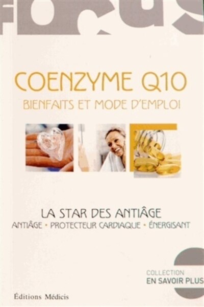 Front cover_Coenzime Q10, bienfaits et mode d'emploi