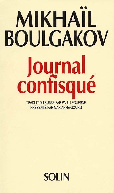 Front cover_Journal confisqué : 1922-1925