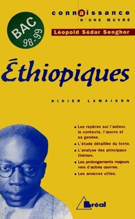 Couverture_Ethiopiques, Léopold Sédar Senghor