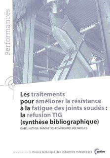 Front cover_Les traitements pour améliorer la résistance à la fatigue des joints soudés
