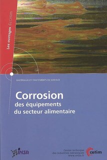 Front cover_Corrosion des équipements du secteur alimentaire