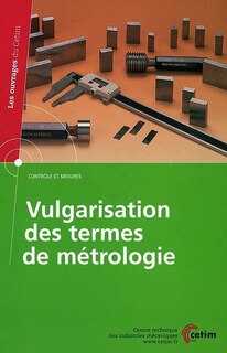 Front cover_Vulgarisation des termes de m&eacute;trologie