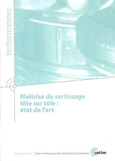 Couverture_Maîtrise du sertissage tôle sur tôle