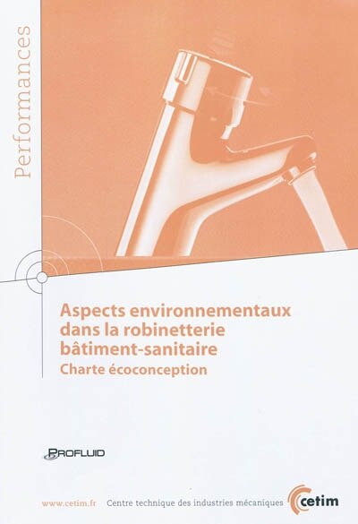 Front cover_Aspects environnementaux dans la robinetterie bâtiment-sanitaire