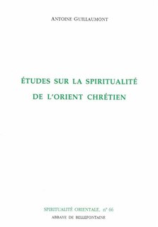 Couverture_Etudes sur la spiritualité de l'Orient chrétien
