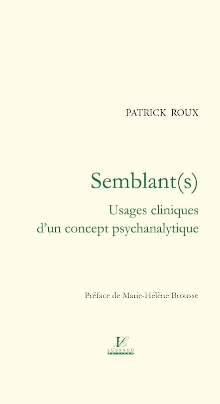 Front cover_Semblant(s)