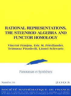 Front cover_Panoramas et synthèses, n°16. Rational representations = Représentations rationnelles