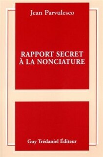 Front cover_Rapport secret à la nonciature
