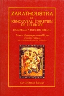 Front cover_Zarathoustra et le renouveau chrétien de l'Europe