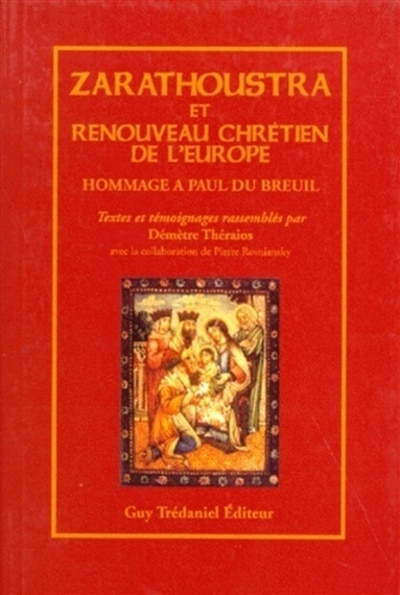 Front cover_Zarathoustra et le renouveau chrétien de l'Europe