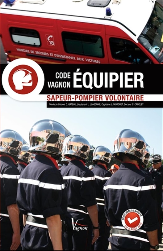 Front cover_Code Vagnon équipier sapeur-pompier volontaire