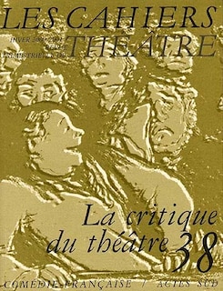 Front cover_Cahiers de la Comédie-Française (Les), n°38