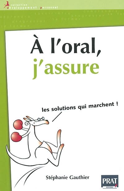 Front cover_A l'oral, j'assure