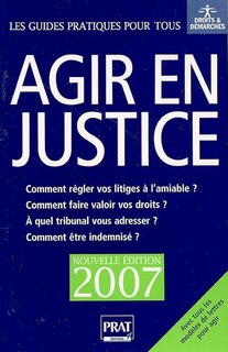 Couverture_Agir en justice et régler vos litiges à l'amiable