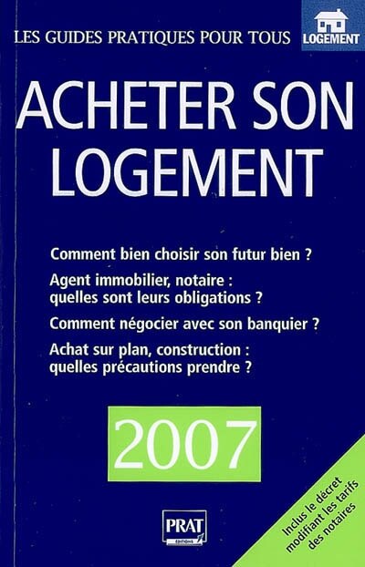 Front cover_Acheter son logement : le guide pratique