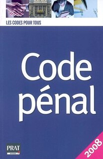 Front cover_Code pénal