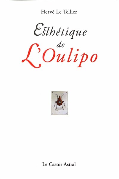 Couverture_Esth&eacute;tique de l'Oulipo