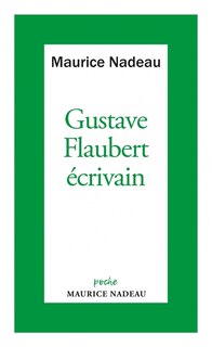 Couverture_Gustave Flaubert, écrivain