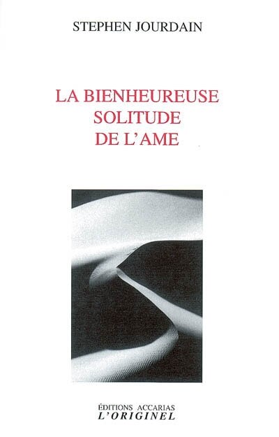 Front cover_La bienheureuse solitude de l'âme