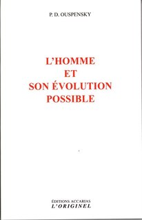 Front cover_L'homme et son évolution possible