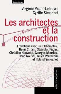 Front cover_Les architectes et la construction