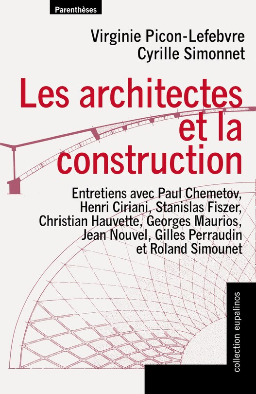 Front cover_Les architectes et la construction