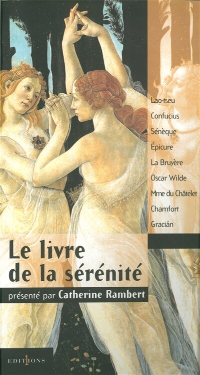 Front cover_LE LIVRE DE LA SERENITE  : LAO-TSEU, CONFUCIUS...
