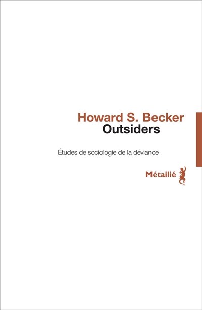 Front cover_Outsiders : études de sociologie de la déviance