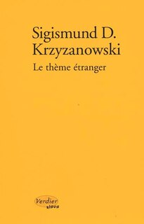 Front cover_Le thème étranger