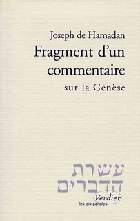 Front cover_Fragment d'un commentaire sur la Genèse