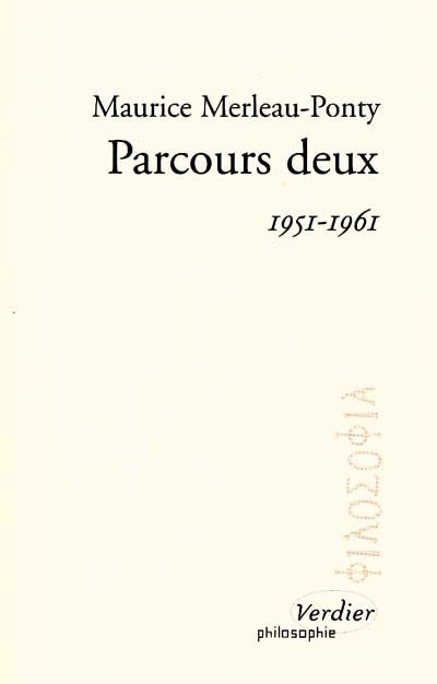 Couverture_Parcours deux : 1951-1961