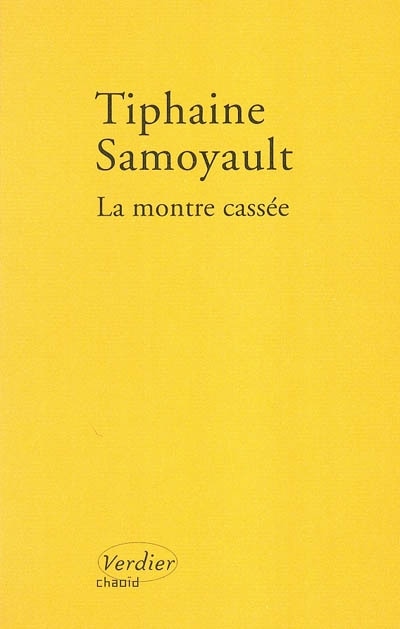 Front cover_La montre cassée