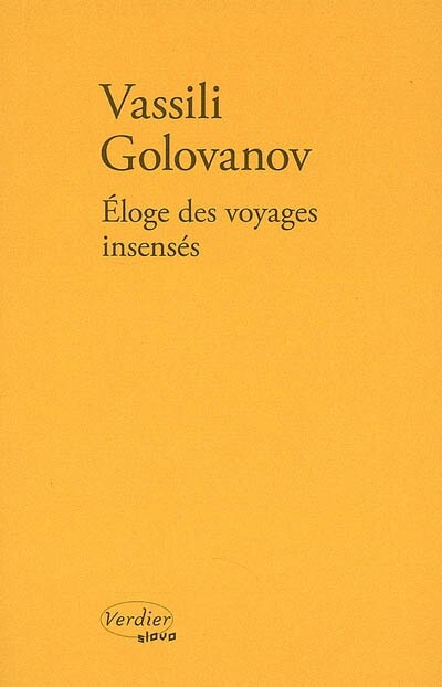 Couverture_Eloge des voyages insensés ou L'île : récit
