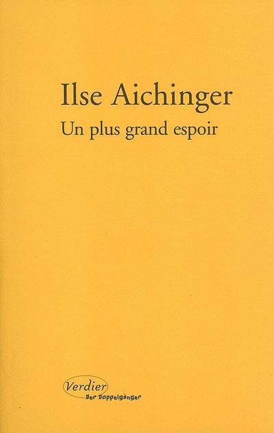 Front cover_Un plus grand espoir