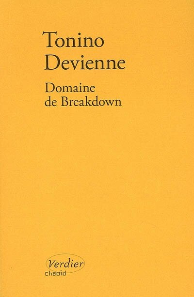 Front cover_Domaine de Breakdown
