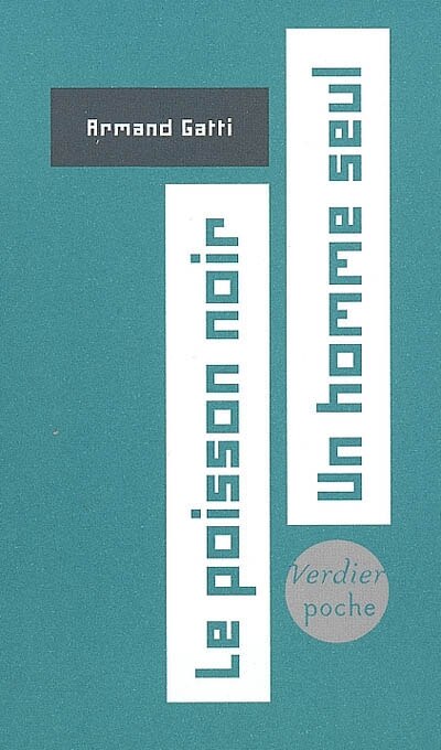 Front cover_Le poisson noir ; Un homme seul