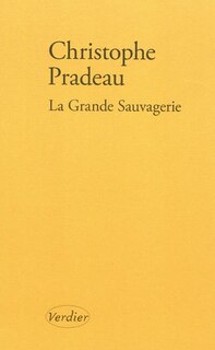 Front cover_La grande sauvagerie