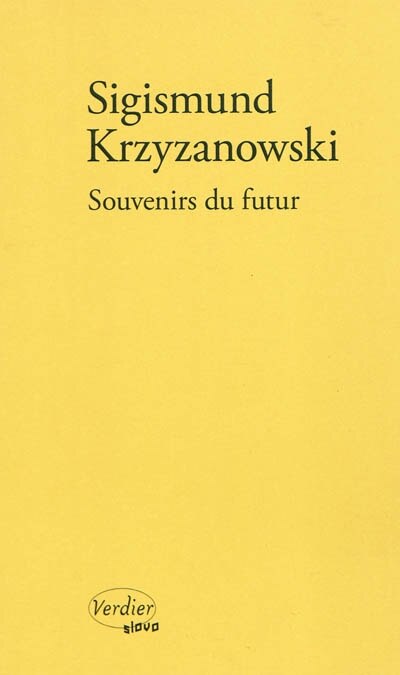 Couverture_Souvenirs du futur : récit