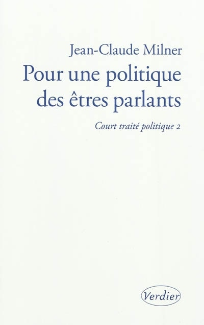 Couverture_Pour une politique des &ecirc;tres parlants