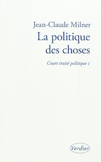 Couverture_La politique des choses