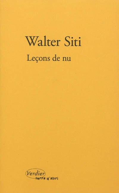Front cover_Leçons de nu