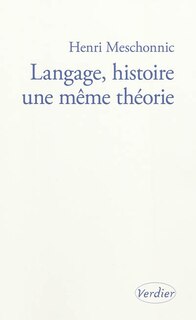 Couverture_Langage, histoire : une même théorie