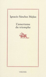 Front cover_L' amertume du triomphe